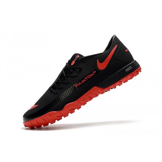 Nike React Phantom GT Pro TF Black Red 39-45