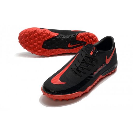 Nike React Phantom GT Pro TF Black Red 39-45