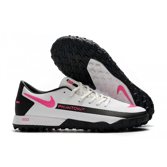 Nike React Phantom GT Pro TF White Black Pink 39-45