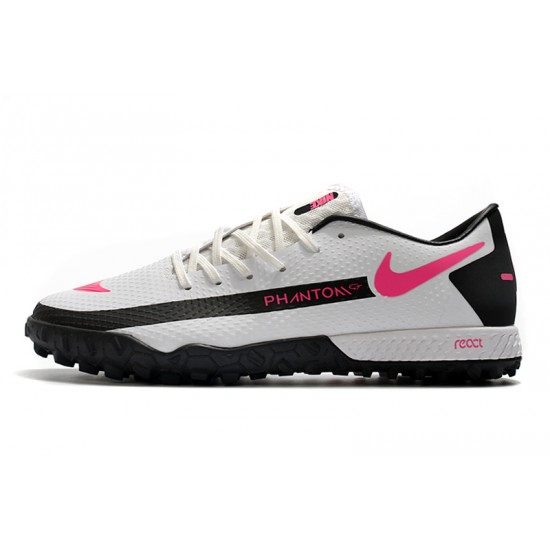 Nike React Phantom GT Pro TF White Black Pink 39-45