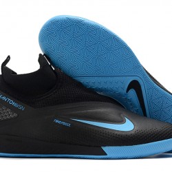 Nike React Phantom Vision 2 Pro Dynamic Fit IC Black Blue 39-45