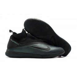 Nike React Phantom Vision 2 Pro Dynamic Fit IC Black Green 39-45