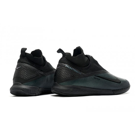 Nike React Phantom Vision 2 Pro Dynamic Fit IC Black Green 39-45