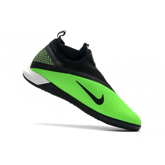 Nike React Phantom Vision 2 Pro Dynamic Fit IC Green Black 39-45