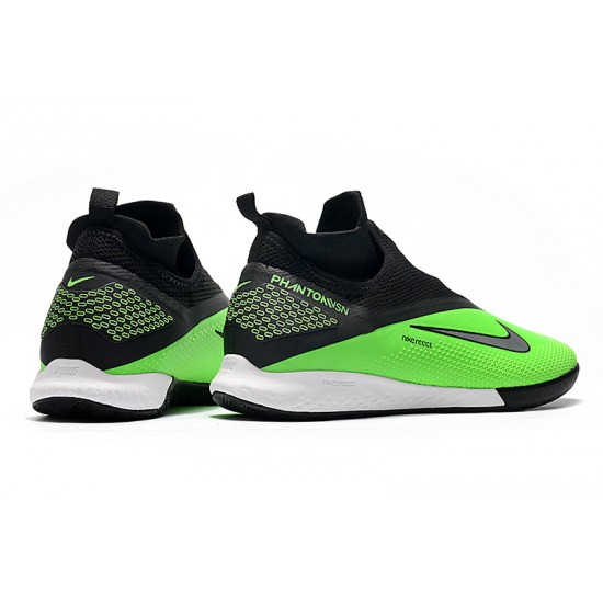 Nike React Phantom Vision 2 Pro Dynamic Fit IC Green Black 39-45