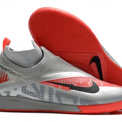 Nike React Phantom Vision 2 Pro Dynamic Fit IC Grey Red 39-45