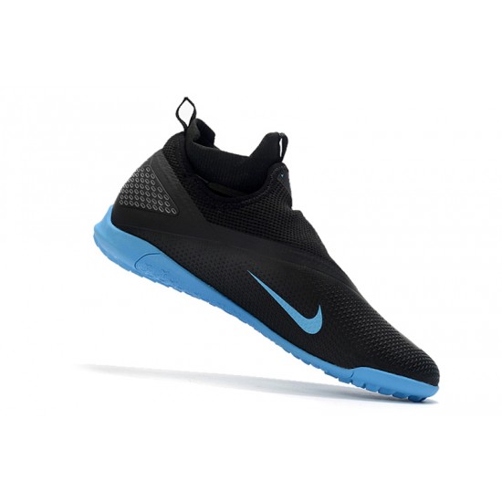 Nike React Phantom Vision 2 Pro Dynamic Fit TF Black Blue 39-45