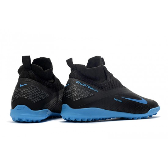 Nike React Phantom Vision 2 Pro Dynamic Fit TF Black Blue 39-45