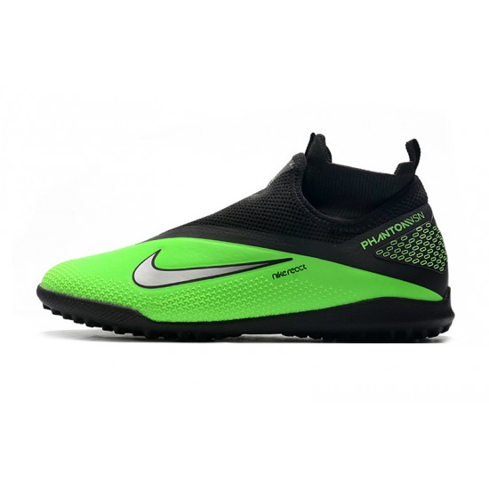 Nike React Phantom Vision 2 Pro Dynamic Fit TF Green Black 39-45