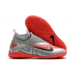 Nike React Phantom Vision 2 Pro Dynamic Fit TF Grey Red 39-45