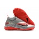 Nike React Phantom Vision 2 Pro Dynamic Fit TF Grey Red 39-45