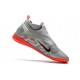 Nike React Phantom Vision 2 Pro Dynamic Fit TF Grey Red 39-45