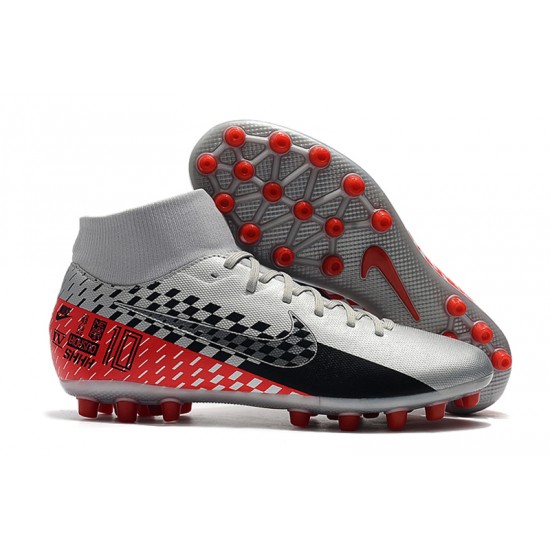 Nike Superfly 7 Academy CR7 AG Silver Black Red 39-45