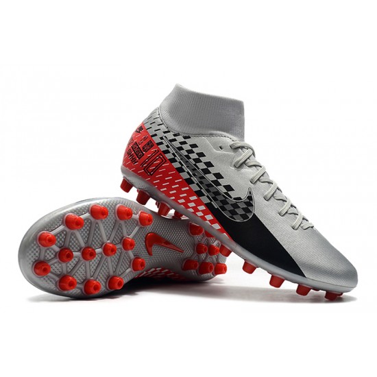 Nike Superfly 7 Academy CR7 AG Silver Black Red 39-45