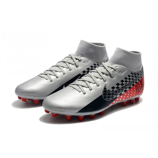 Nike Superfly 7 Academy CR7 AG Silver Black Red 39-45