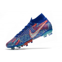 Nike Superfly 7 Elite SE AG Blue Silver Orange 39-45