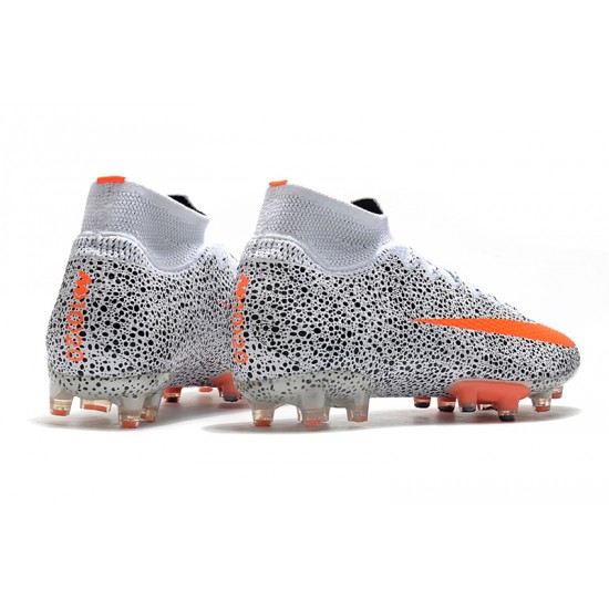 Nike Superfly 7 Elite SE AG White Black Orange 39-45