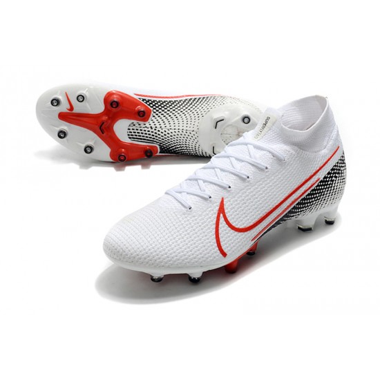 Nike Superfly 7 Elite SE AG White Black Red 39-45