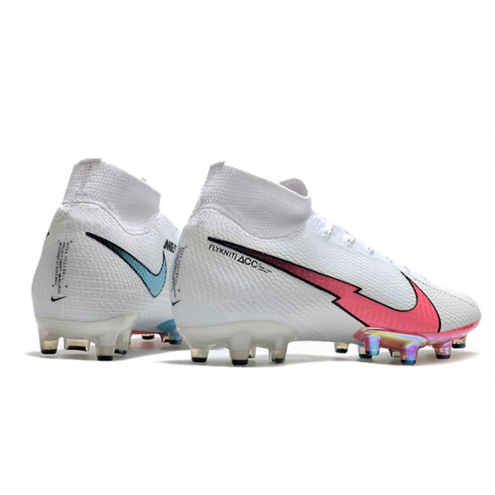 Nike Superfly 7 Elite SE AG White Pink Blue 39-45