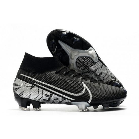 Nike Superfly 7 Elite SE FG Black Silver 39-45