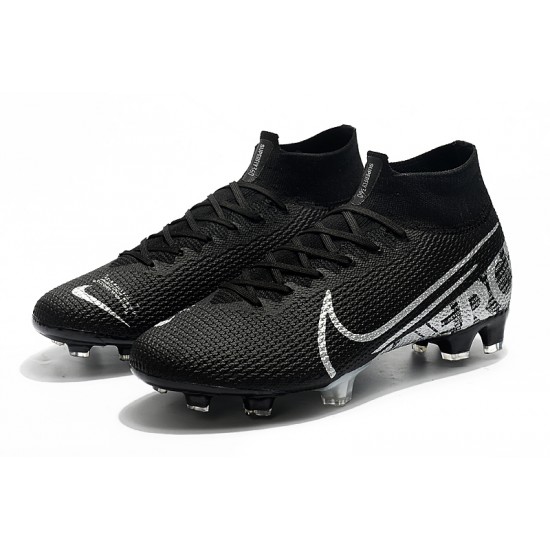 Nike Superfly 7 Elite SE FG Black Silver 39-45