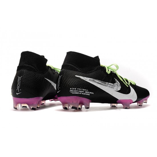 Nike Superfly 7 Elite SE FG Black White 39-45