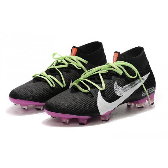 Nike Superfly 7 Elite SE FG Black White 39-45