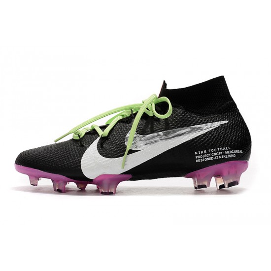 Nike Superfly 7 Elite SE FG Black White 39-45