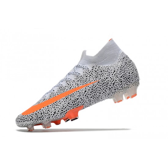 Nike Superfly 7 Elite SE FG White Black Orange 39-45