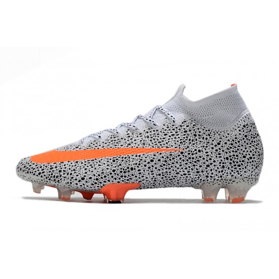 Nike Superfly 7 Elite SE FG White Black Orange 39-45