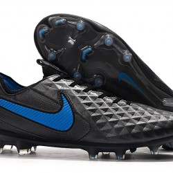 Nike Tiempo Legend 8 Elite FG Black Blue 39-45