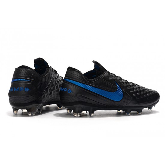 Nike Tiempo Legend 8 Elite FG Black Blue 39-45