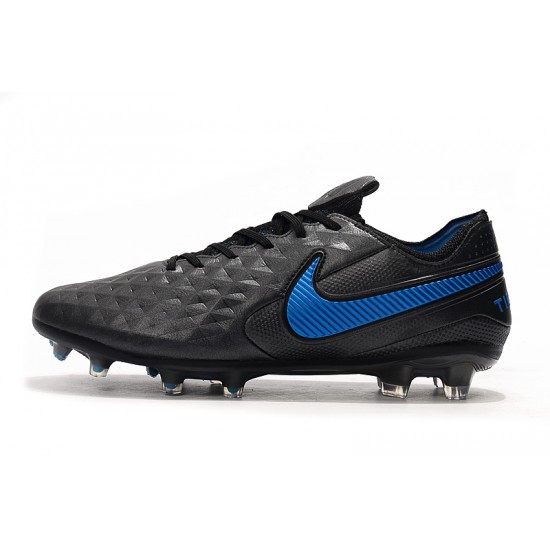 Nike Tiempo Legend 8 Elite FG Black Blue 39-45