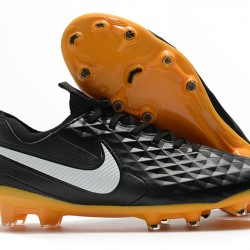 Nike Tiempo Legend 8 Elite FG Black Grey 39-45