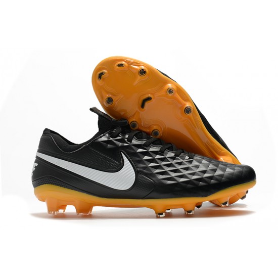 Nike Tiempo Legend 8 Elite FG Black Grey 39-45