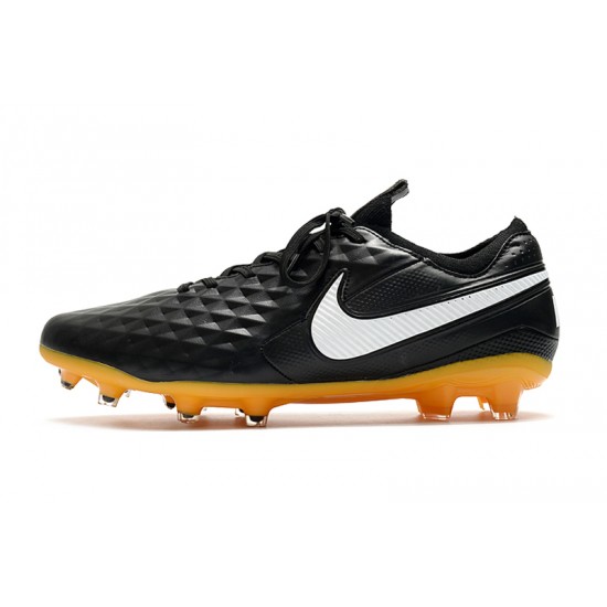 Nike Tiempo Legend 8 Elite FG Black Grey 39-45