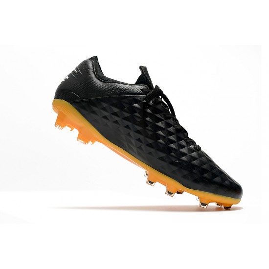 Nike Tiempo Legend 8 Elite FG Black Grey 39-45