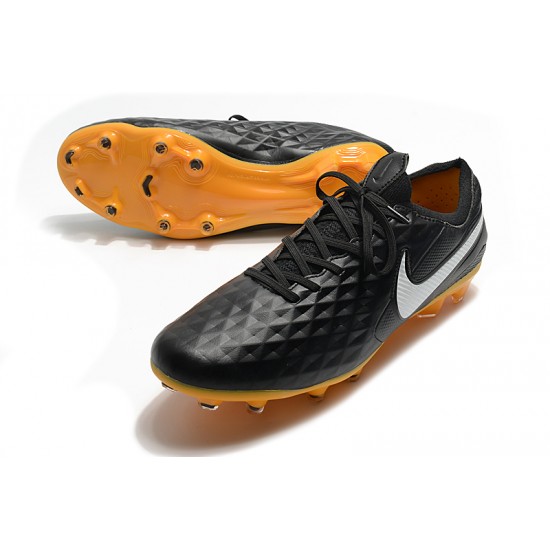 Nike Tiempo Legend 8 Elite FG Black Grey 39-45