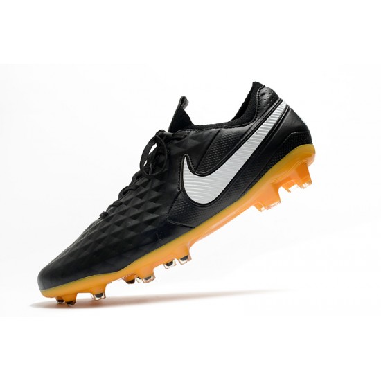 Nike Tiempo Legend 8 Elite FG Black Grey 39-45