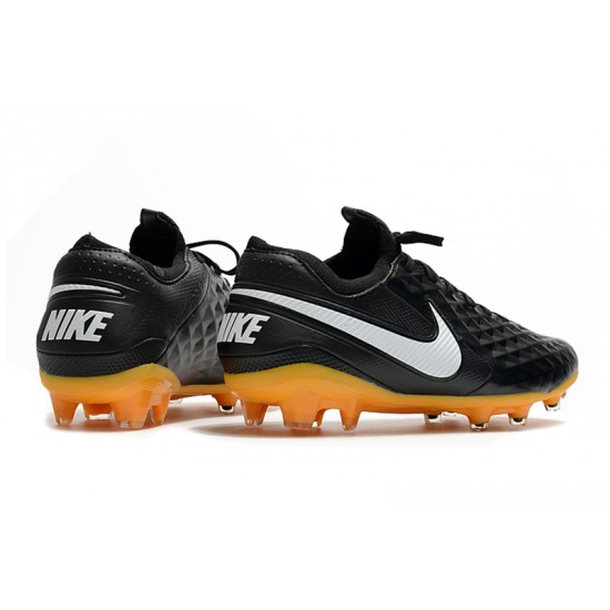 Nike Tiempo Legend 8 Elite FG Black Grey 39-45