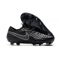 Nike Tiempo Legend 8 Elite FG Black Silver 39-45