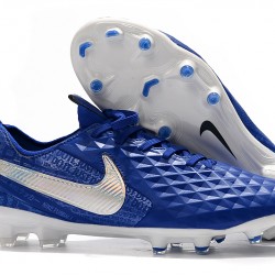 Nike Tiempo Legend 8 Elite FG Blue Silver 39-45