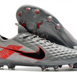 Nike Tiempo Legend 8 Elite FG Grey Red Black 39-45