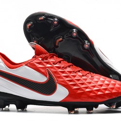 Nike Tiempo Legend 8 Elite FG Red White Black 39-45