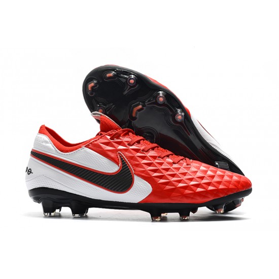 Nike Tiempo Legend 8 Elite FG Red White Black 39-45