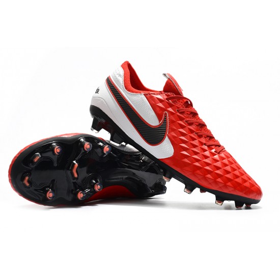 Nike Tiempo Legend 8 Elite FG Red White Black 39-45