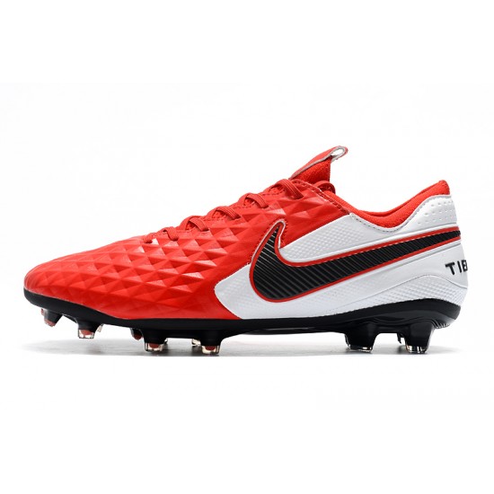 Nike Tiempo Legend 8 Elite FG Red White Black 39-45