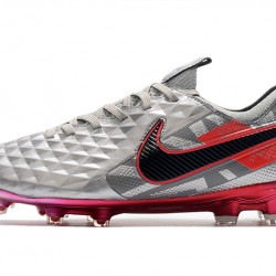 Nike Tiempo Legend 8 Elite FG Silver Red Black 39-45