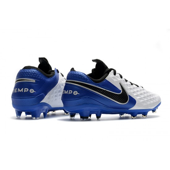 Nike Tiempo Legend 8 Elite FG White Blue Black 39-45