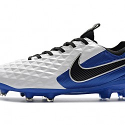 Nike Tiempo Legend 8 Elite FG White Blue Black 39-45